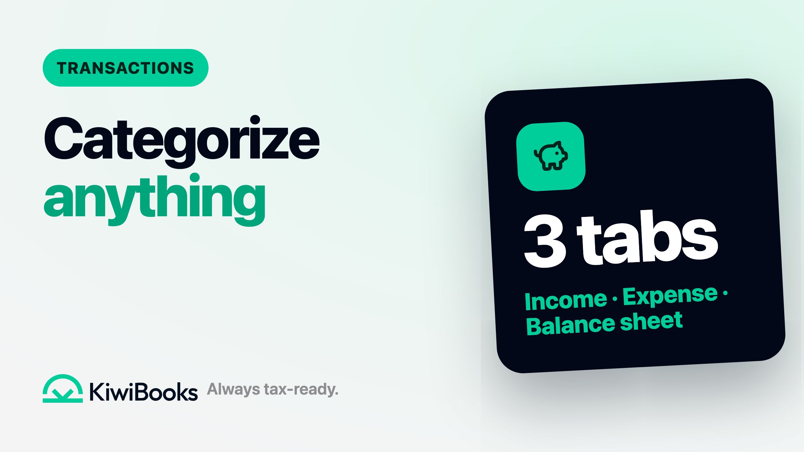 Income. Expense. And the Money That Is Neither.